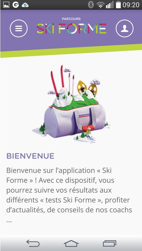 L'application mobile "Ski Forme" est disponible !